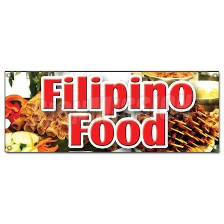 Signmission FILIPINO FOOD BANNER SIGN street foods manila philippines fish balls B-Filipino Food